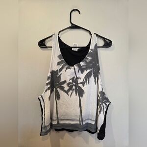PINK Victoria's Secret Palm Tree Crop Top